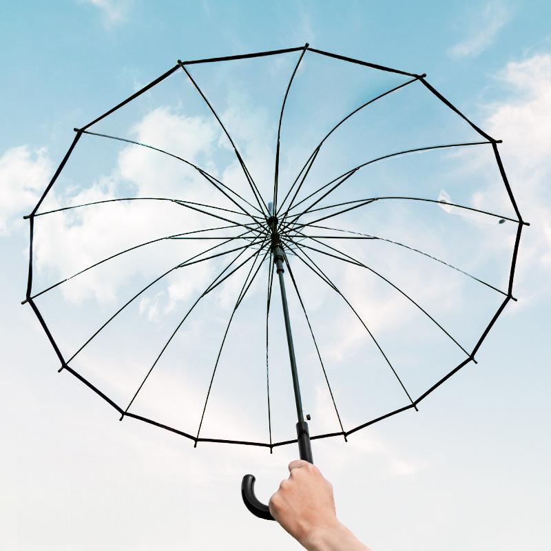Product Introduction of Umbrella Summer creative children's transparent water gun umbrella parent-child beach pull-out water jet straight umbrella with extended handle 7