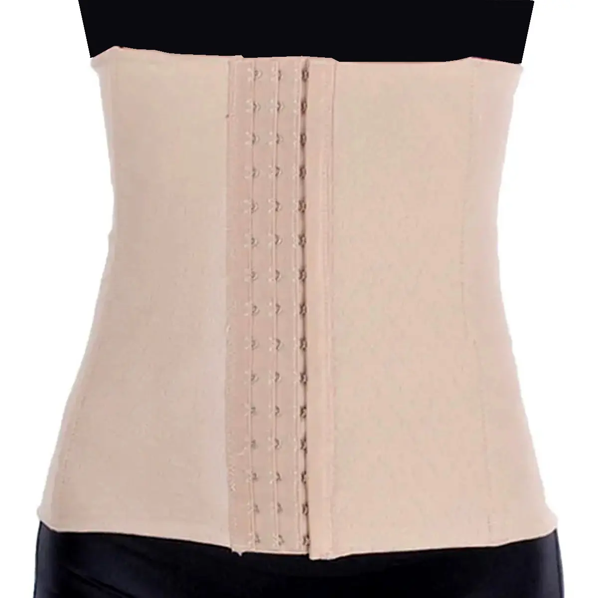 Korset 122B Dengan Pengait Stagen Paska Melahirkan Shapewear Wanita Dan Pria Korset Shapewear Hitam Stagen Boxer