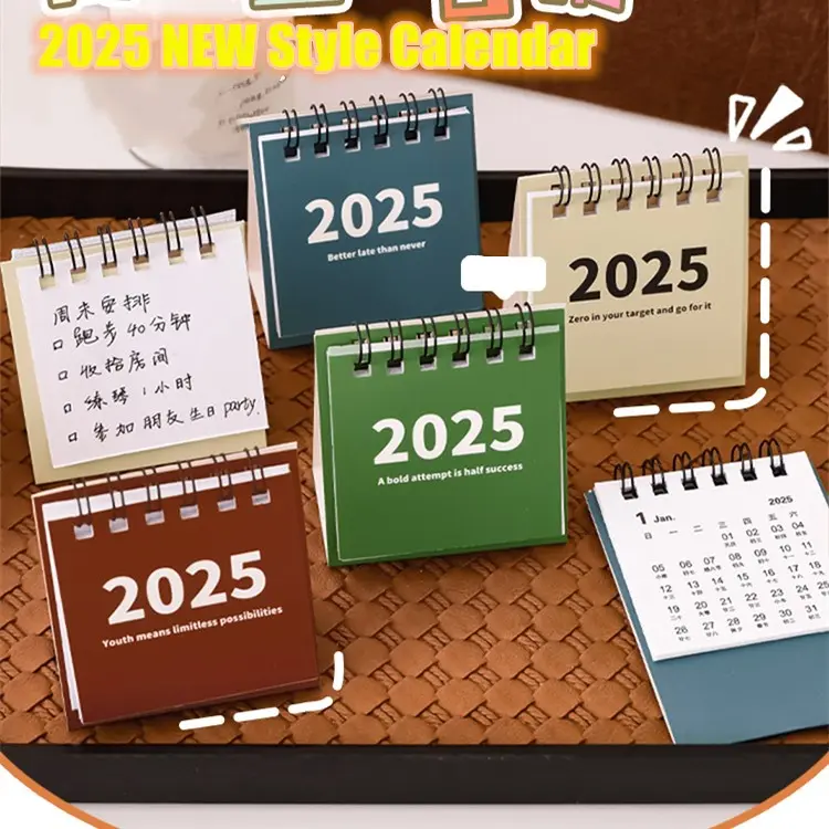 Mini Portable Planner 2025 CNY Decoration Calendar 2025 For Children Student