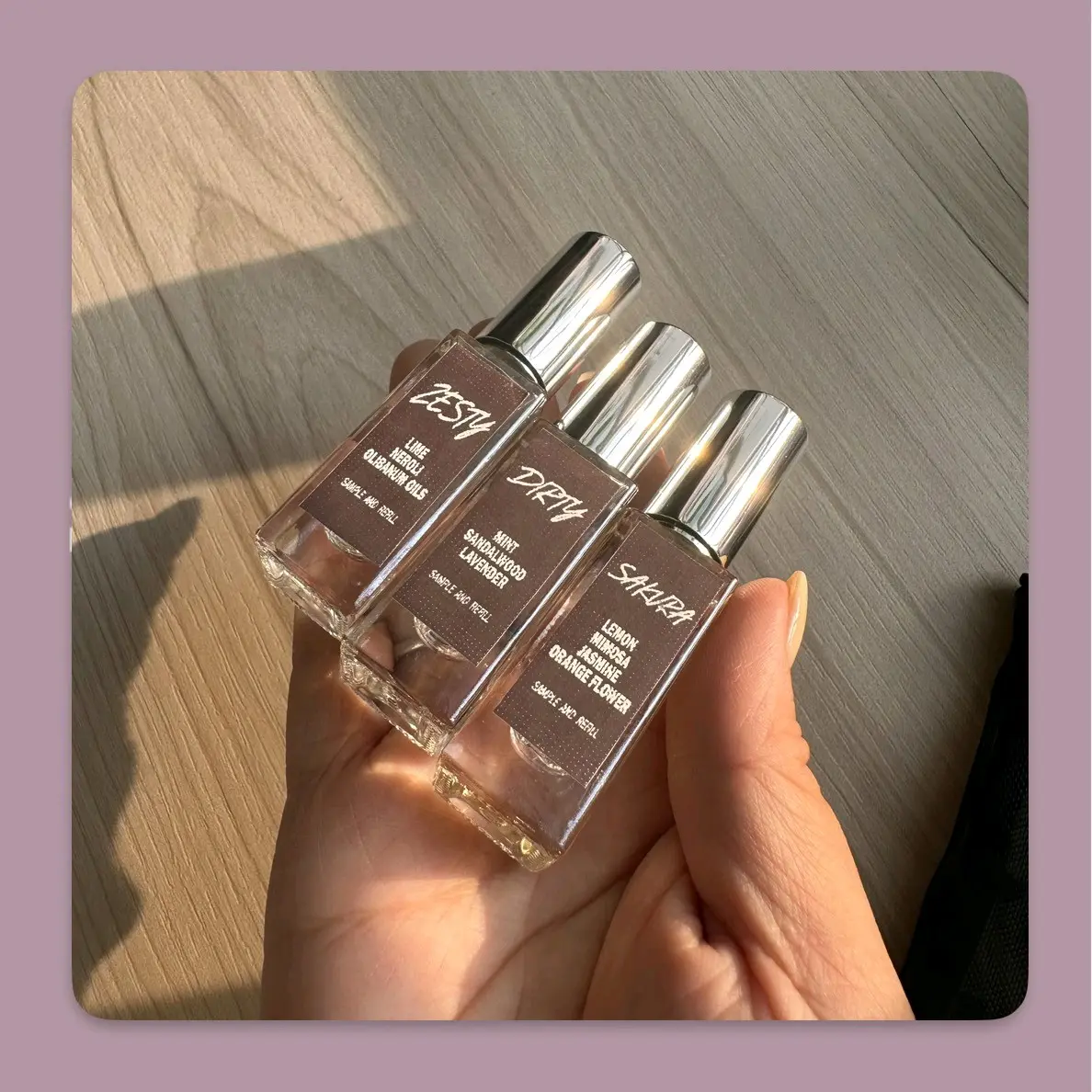 SAMPLE & REFILL - TINH DẦU THIÊN NHIÊN L.U.S.H  CHIẾT 6ML - BODY SPRAY CHÍNH HÃNG