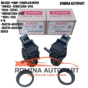 WASHER PUMP - POMPA AIR WIPER DENSO AVANZA XENIA RUSH TERIOS INNOVA YARIS VIOS ORIGINAL Motorcycle Windshield