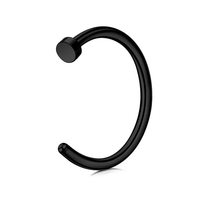 Product Introduction of Stainless Steel Personality No-Punch Lip Ring C-Shaped Non-Piercing Fake Lip Stud Unisex Nose Ring Ear Clip Lip Clip Piercing Jewelry 10