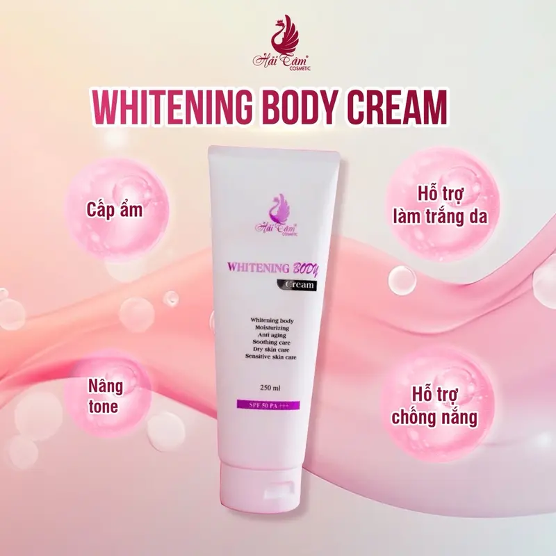 Kem chống nắng Body Whitening Cream 250ml, chống nắng và bảo vệ da body Dưỡng Da Body 1