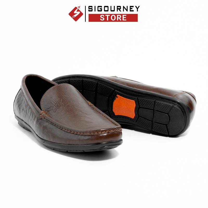 Giày Mọi Nam Da Bò Cao Cấp Dành Cho Dân Công Sở - Giày Lười Nam Sigourney SIG-20 0