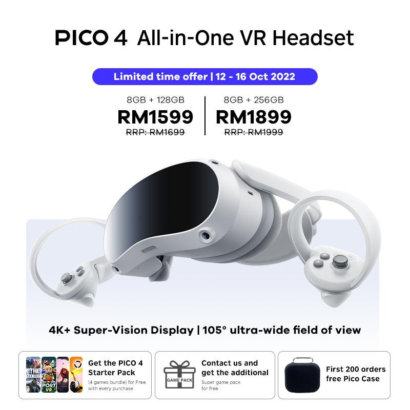 PICO 4 All-in-One VR Headset (8GB+128GB/8GB+256GB)