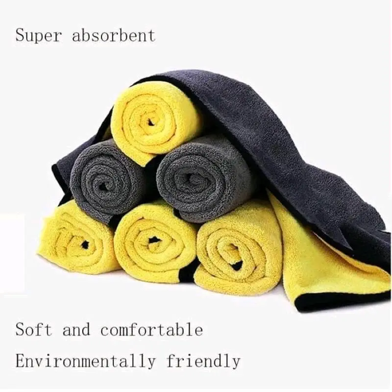 Kain Lap Microfiber Serbaguna 30X30Cm 2 Sisi Halus Multifungsi 2