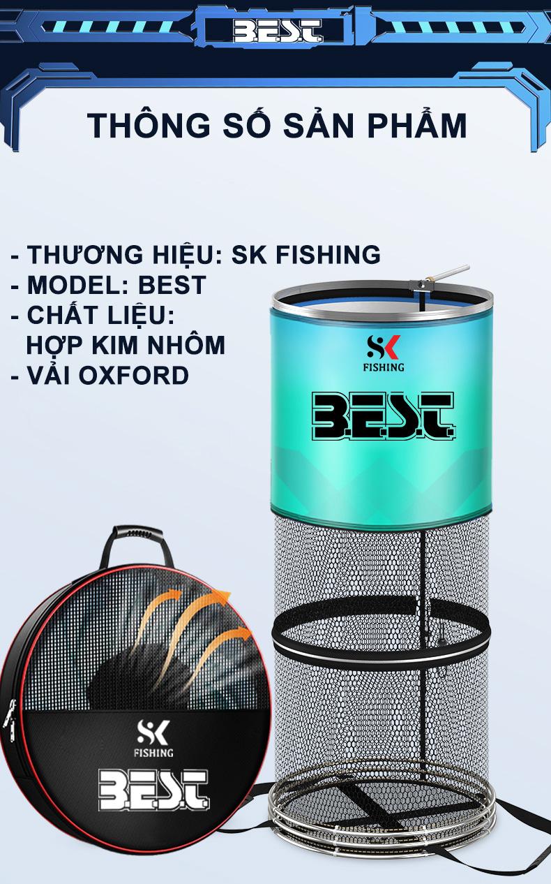 Product Introduction of Rọng Đựng Cá Giỏ Đựng Cá BEST SK FISHING 11