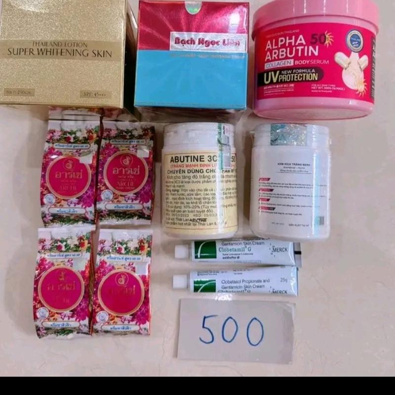 COMBO BODY CỐT THÁI DƯỠNG TRẮNG DA THÁI LAN DÀNH CHO DA CHAI LỲ 1KG KEM CỐT TRẮNG