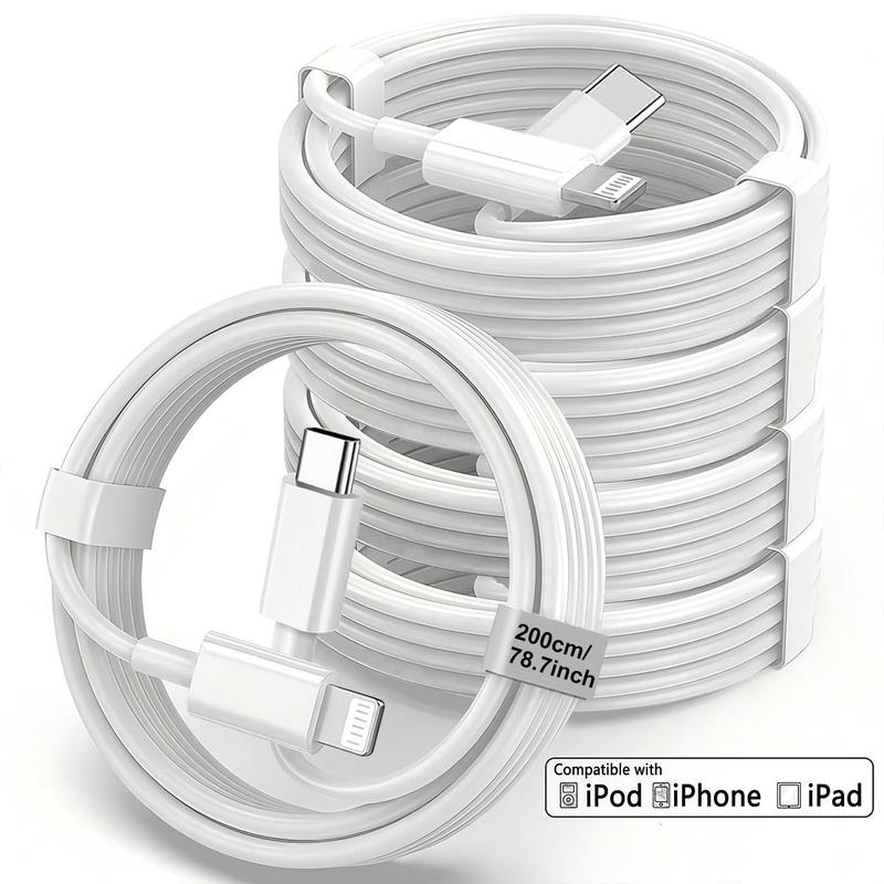 20W 6.6FT Type-C Fast Charging Cable for iPhone iPad Mini, Car Fast Charger, Phone Accessories, Mini Travel Products, Gifts For Boyfriend, Quick Charger, USB Cable, USB Charger Connector, Charger Set 3