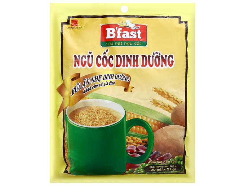 Ngũ cốc dinh dưỡng Vinacafe gói 25g (bịch 20 gói) Food Hạt Ngũ Cốc