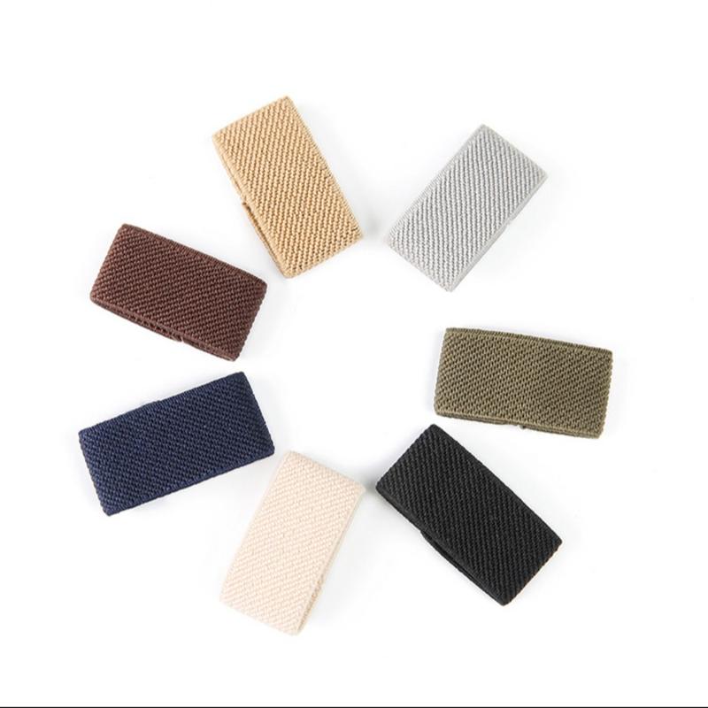 Product Introduction of aromaon High Quality Nylon Belt Elastic Ring Accessories Mini Intermediate Finger Ring Twill Fixed Trouser Belt 11