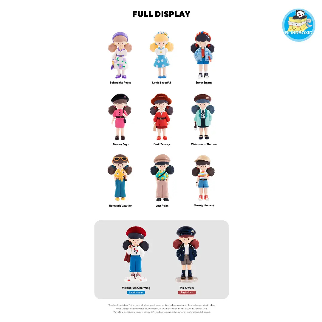 F.UN - Molinta Retro Girl Minifigure Series - 1pc
