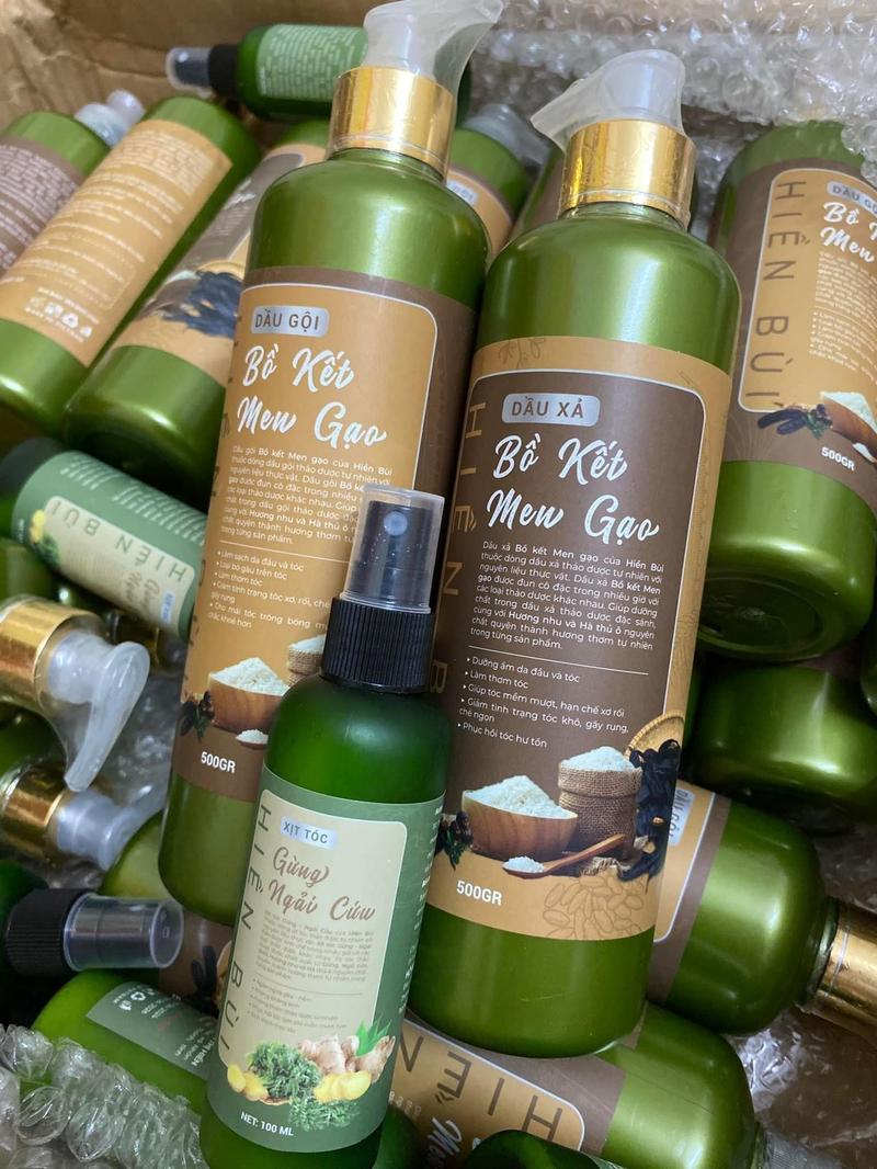 Product Introduction of Một Chai Dầu Gội Bồ Kết Men Gạo Hiền Bùi 500ml 18
