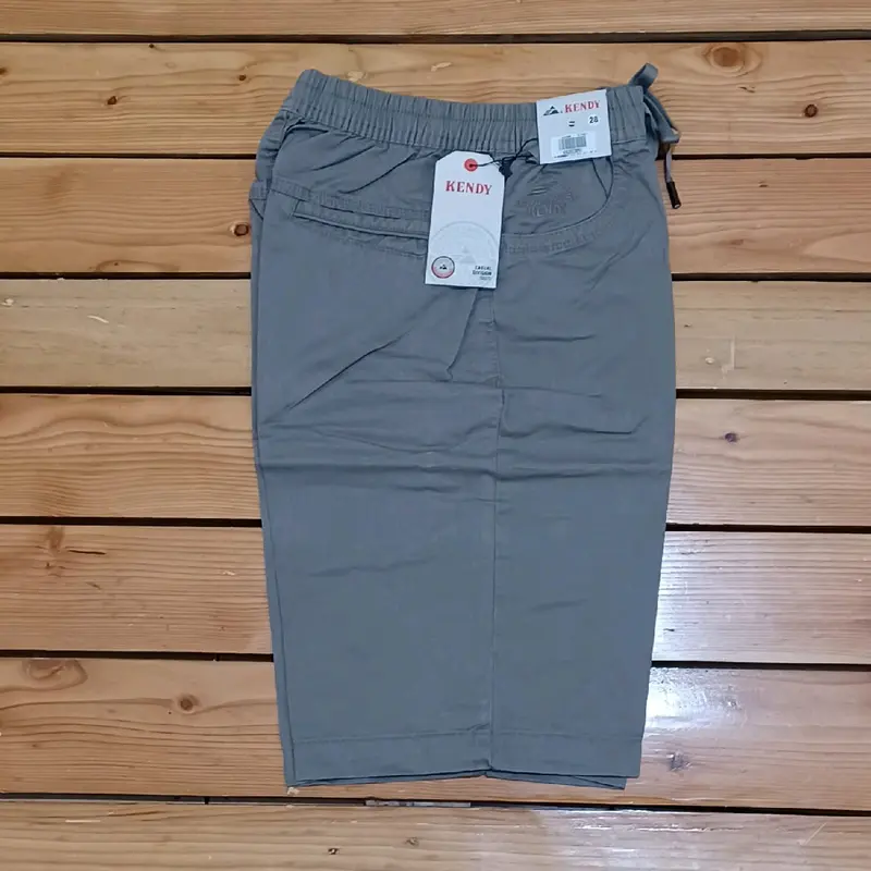 kendy original celana pendek chinos polos pinggang karet bahan katun 27/38 Nyaman pantai 2