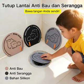 Penutup Saluran Anti Bau & Rambut | Filter Silikon Durable 100% untuk Dapur, Kamar Mandi, Balkon | Model [Model Name] | Panjang [Panjang] cm x Lebar [Lebar] cm