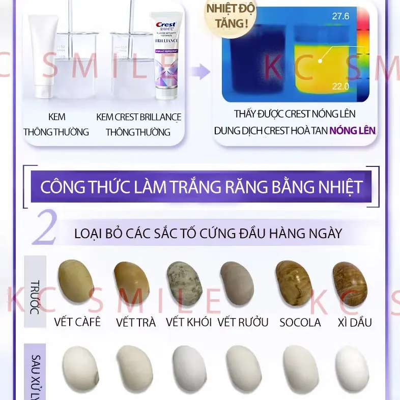Kem đánh răng Crest 3D White Brilliance kem đánh trắng răng kem  đánh kem  dan kem  đánh miếng  dán tẩy trắng răng cây làm trắng răng beauty  clean sạc  máy thuốc  tẩy kem  đánh cao trắng răng tay  trang kem  đánh vật  tư kem  tẩy kem  đánh kem men  trắng 7