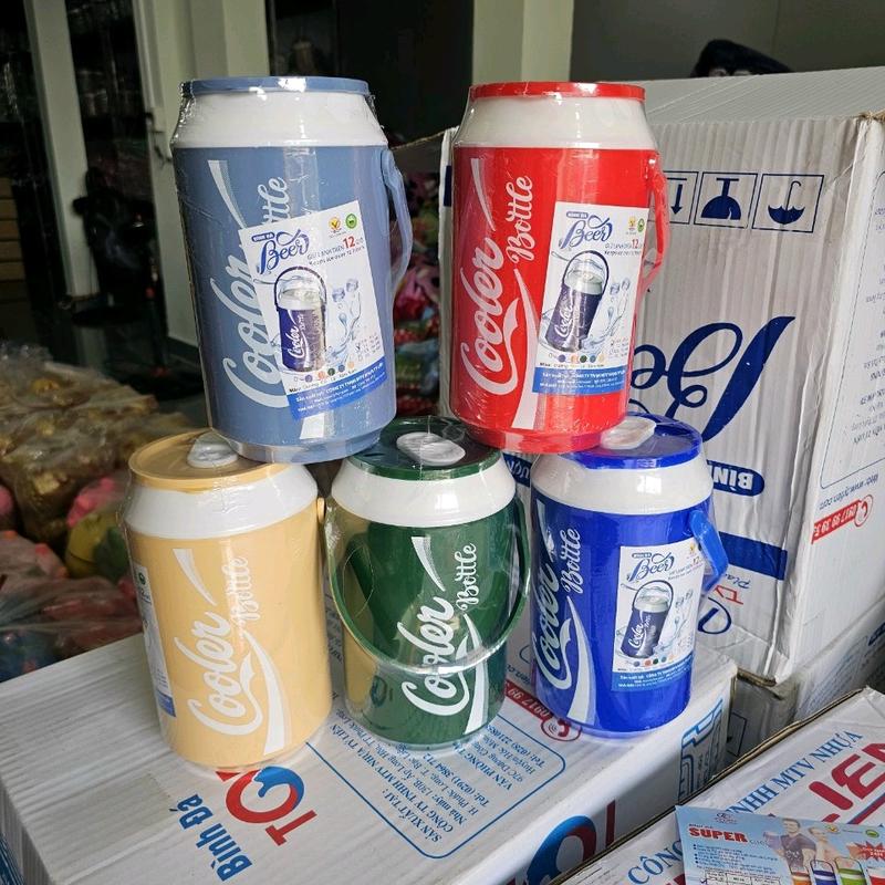  Thùng đá lon nước ngọt mini 1L giữ nhiệt dễ thương 