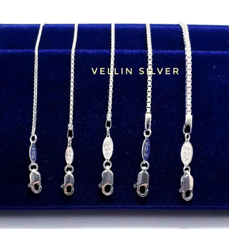 Kalung Perak itali Santa Silver 925 Asli