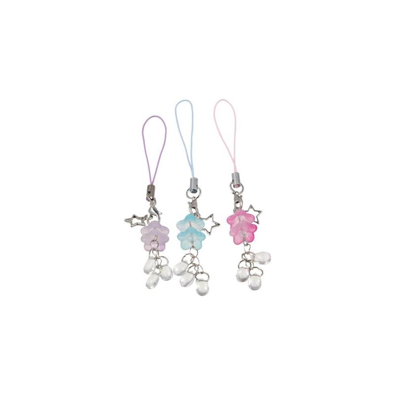 Phone Accessories Phone Lanyard Y2k Phone Charm Phonestraps Fairy Core Star Jellyfish Pendant Handmade Beaded Keychain Phone Chain Strap Bag Accessory 0