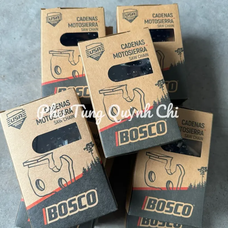 Xích cưa BOSCO Cải Tiến Mẫu Mới Chân Vuông 3 - 30/42/36/32/48 Mắt 5