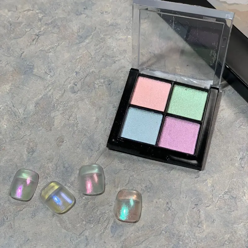 AURORA MIRROR POWDER 4in1 FOR NAIL ART NAIL GEL POLISH 0