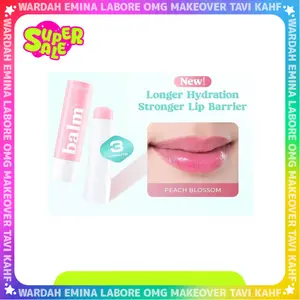 NEW! Wardah Hydrabalm Lip Care 4g - Pelembab Bibir Tahan Lama 12 Jam Dengan SPF 15 | Wardah Super Sale