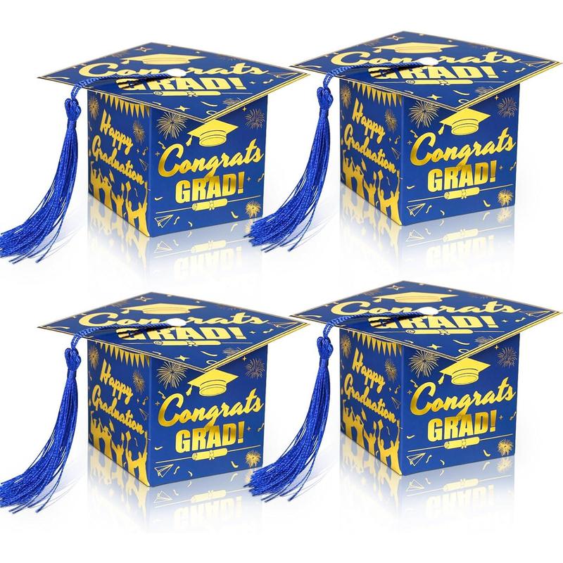 Graduation Cap Boxes with Tassel, 32 count Class of 2025 Graduation ...