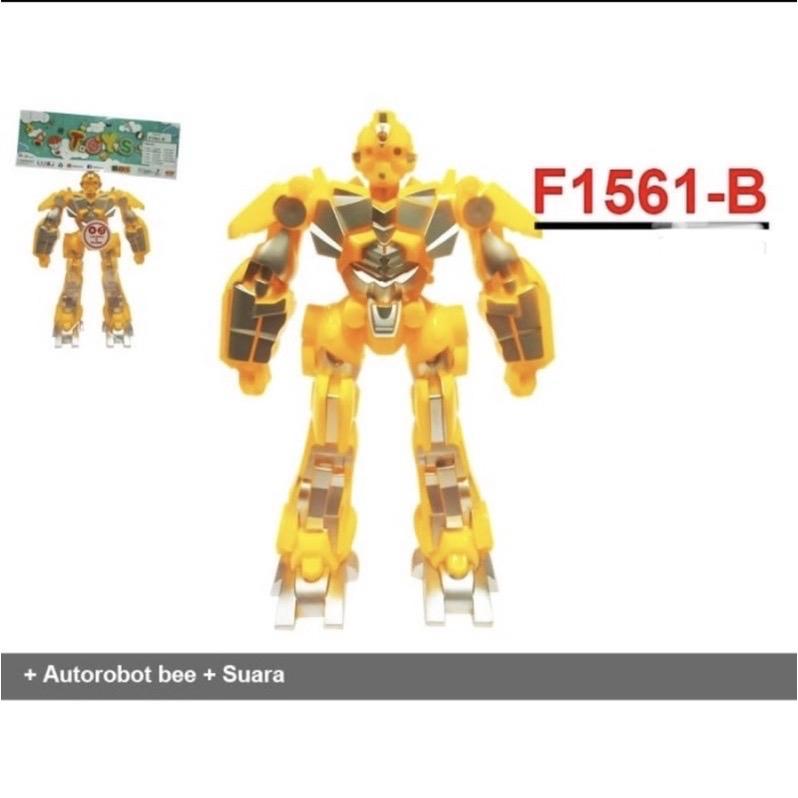 BEST SELLER robot transformer SUPER JUMBO bumblebee optimus prime setinggi anak nyala dan suara 80cm 5