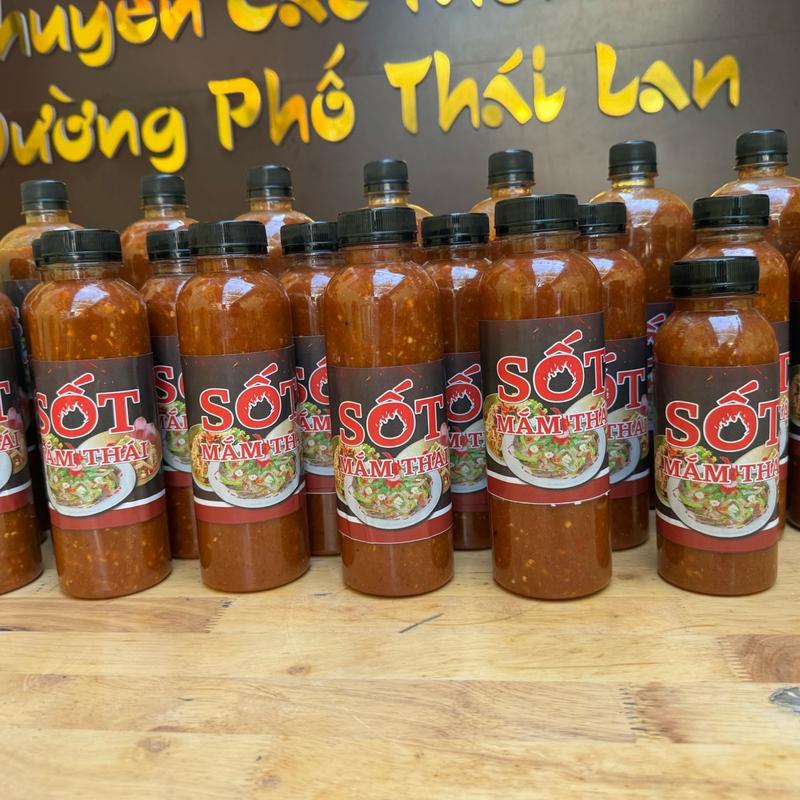 Sốt mắm Thái Lan Nhân Hậu (trộn gỏi đu đủ thái Lan) 0