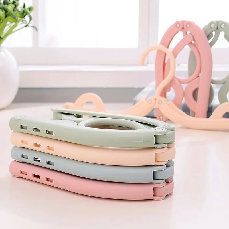 10Pcs Hanger Lipat Magic / Hanger Pakaian Baju / Gantungan Lipat / Gantungan