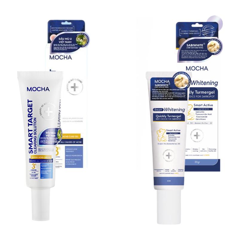 Combo Kem Giảm Mụn và Kem Giảm Thâm Chuyên Sâu Mocha