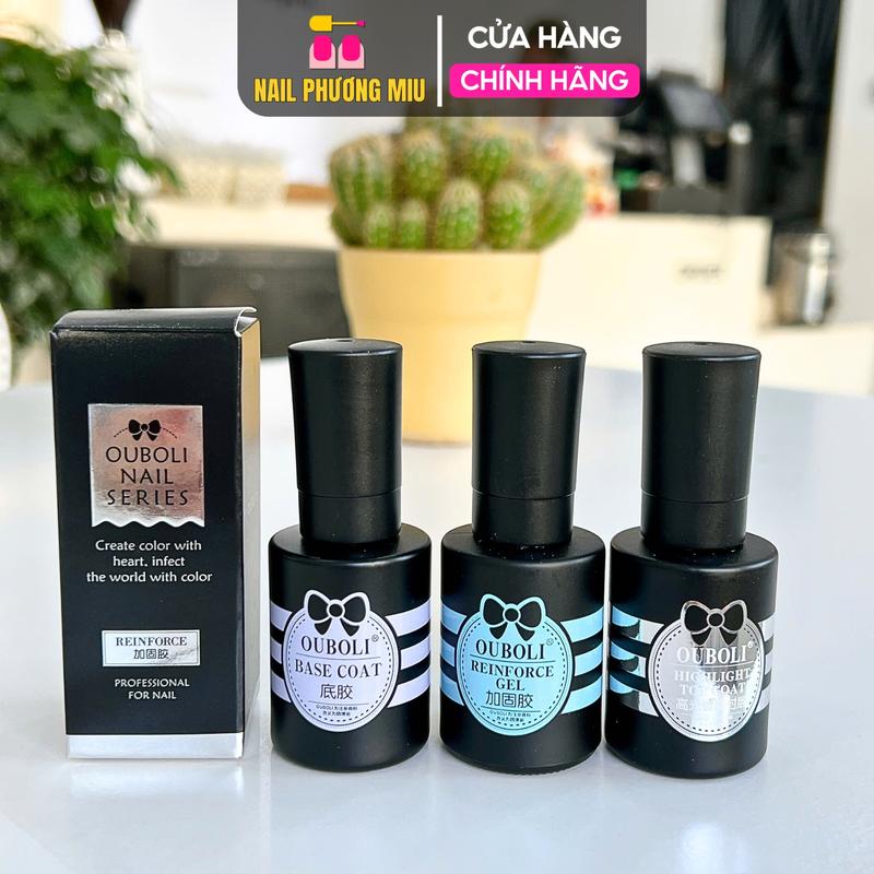 Chính Hãng Base Top Cứng Móng OUBOLI 20ml Tăng Độ Bền Móng Bảo Vệ Móng Hiệu Quả Dành Cho Nail Chuyên Nghiệp Làm Nail