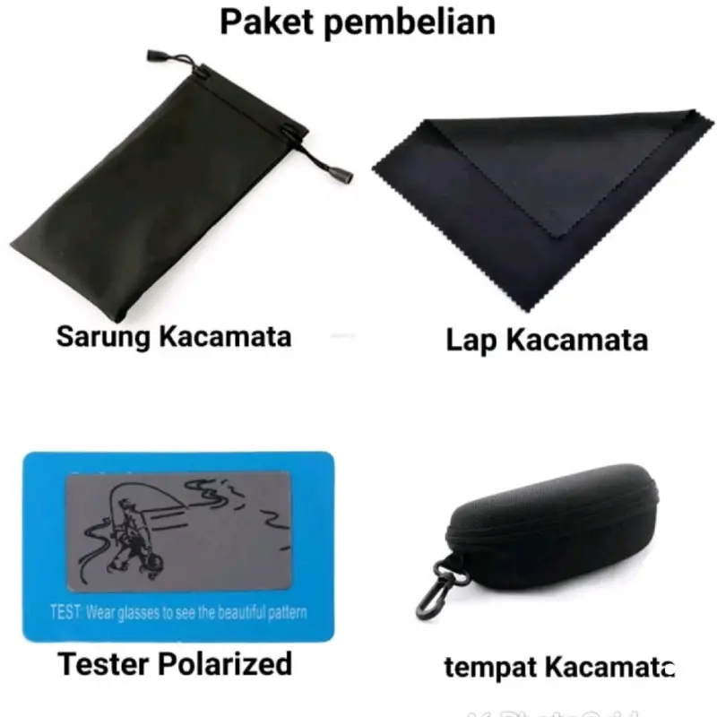 kacamata pria wanita Aviator polarized photocromik siang malam anti silau Photocromic Sunglasses 4