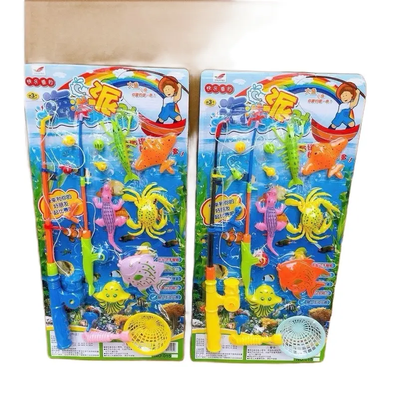 Đồ chơi câu cá cho bé với vỉ câu và rổ phụ kiện - Toy 1