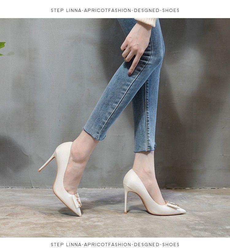 Product Introduction of Giày Cao gót, Mũi Nhọn, Màu Đen, Dễ Phối Đồ Cho Đám Cưới Và Phù Dâu, Giày Cao Gót đính đá Hàng Mới Về Mùa Lò Xo 2024, Dành Cho Giày Nữ, Thích Hợp Cho Giày Ở Nhà, Bata Giày, Styy2k, Giày Bà Bầu 8