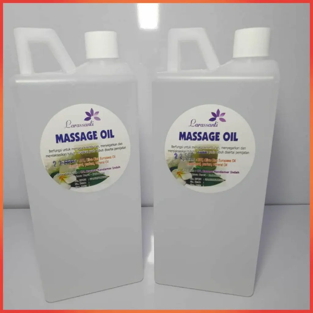 Message Oil Larasanti 1 liter Putih / Zaitun Massage Oil / Massage Oil / Spa Oil / MINYAK PIJAT / ZAITUN / Massage Oil