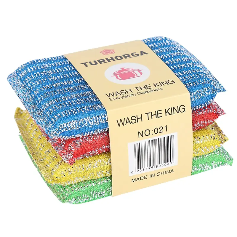 Combo 4 Miếng Cọ Rửa Chén Bát, Cọ Xoong Nồi EASE LIFE Bọt Biển Rửa Bát Làm Sạch Đồng 0
