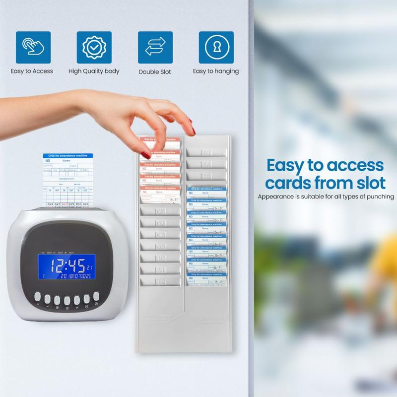 MCR10S MULTI CARD RACK 10'S Time Card Rack Rak Kad Mesin Punch - TikTok ...