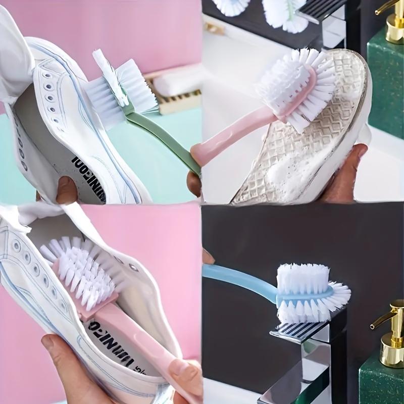 Product Introduction of 5-in-1  Shoe Brush: Plastic Material, Efficient Cleaning Footwear Comfort 6
