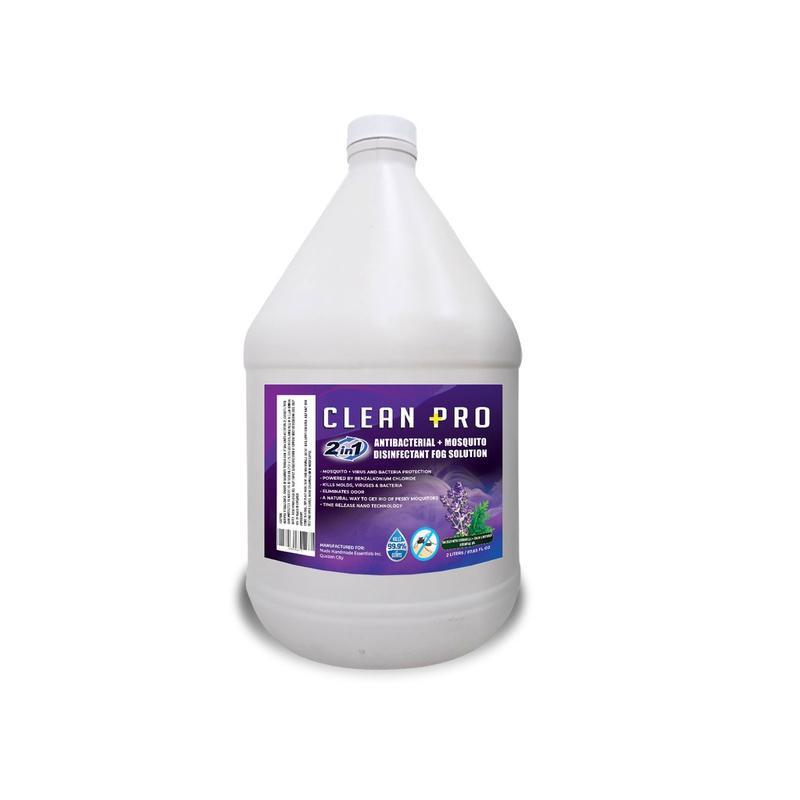 Clean Pro 2 In 1 Antibacterial + Mosquito Disinfectant Fog Solution ...