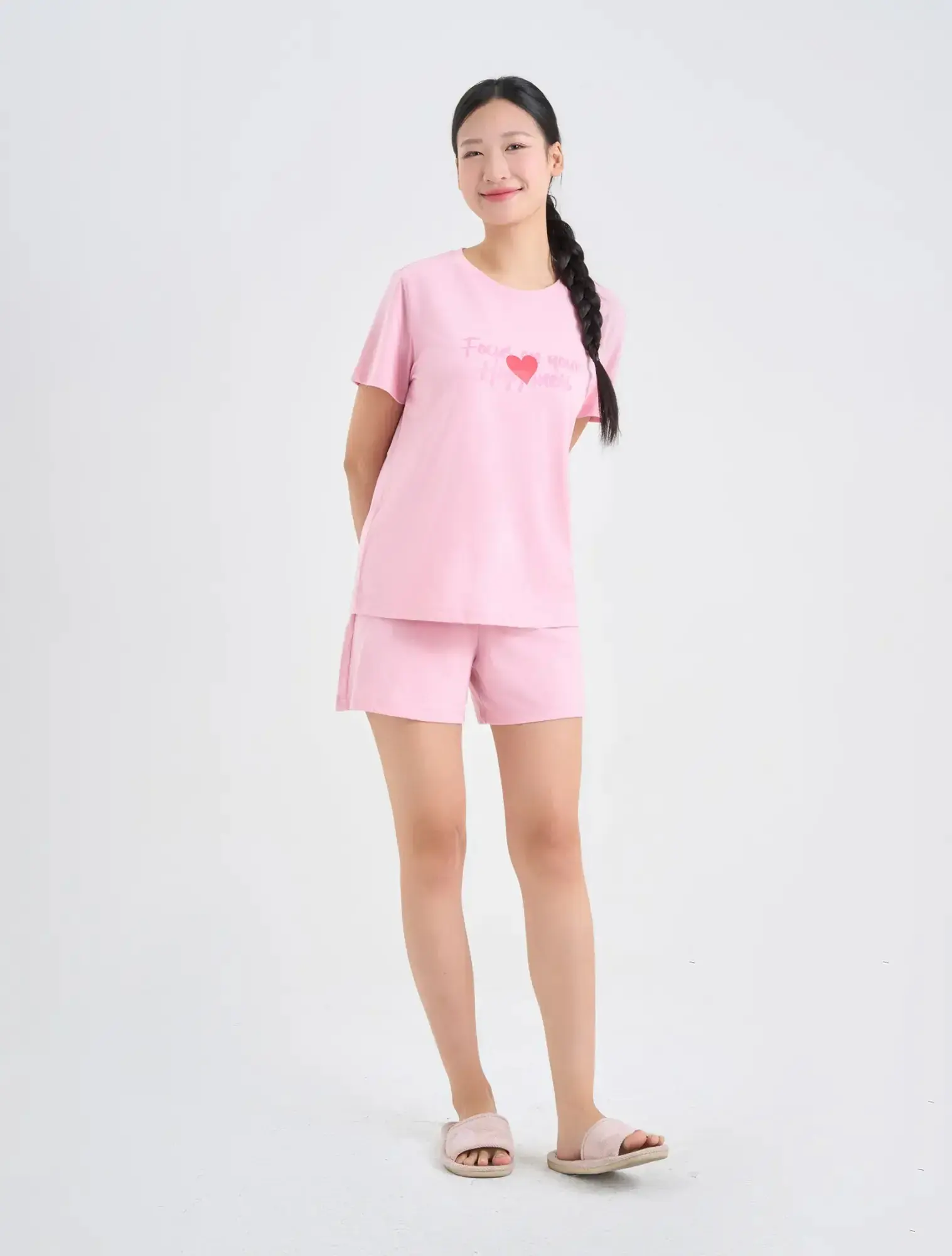 Bộ mặc nhà nữ có hình in CANIFA 6LS25S002