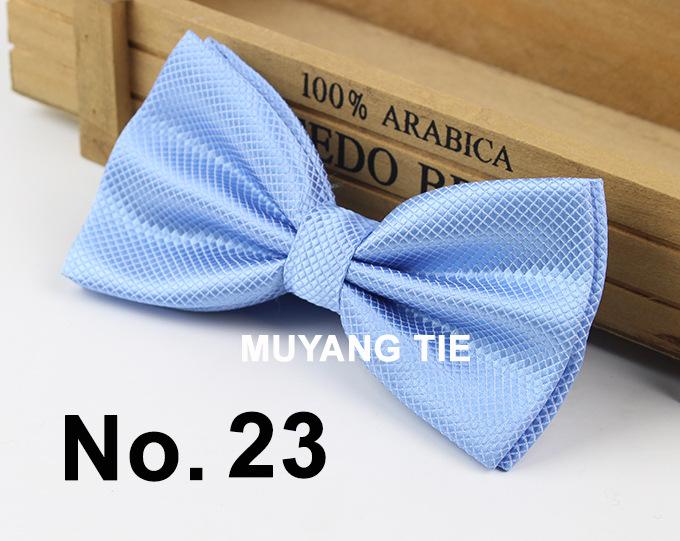Product Introduction of $ Bow Tie Men's Polyester Jacquard Bow Tie Hidden Check Fine Texture Bow Tie Korean Style British Wedding Bow Tie 23