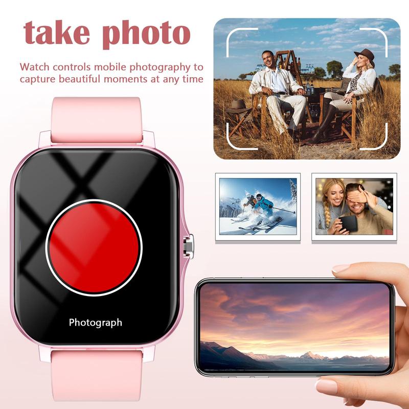 Multifunctional Smart Watch, Fashion Digital Watch with Heart Rate Monitoring and Sleep Tracking, Sports Watch for Women & Men, Wearable 7