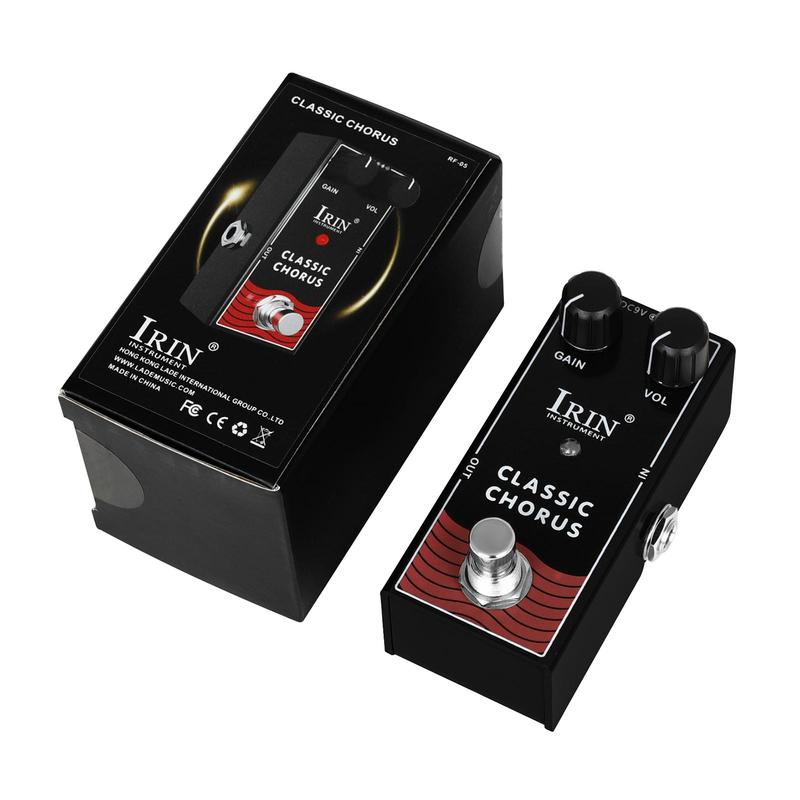 Classic Chorus Guitar Effect Pedal, Mini Guitar Effect Pedal, Guitar Accessories for Electric Guitar, Bass, Keyboard, Drum 8