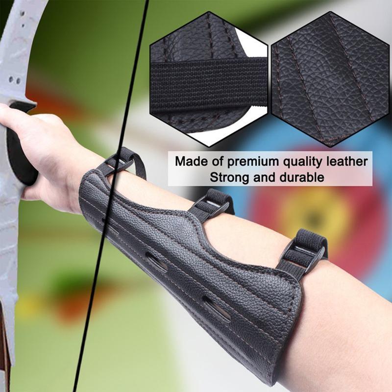 Product Introduction of Archery Arm Guard Traditional Bow Recurve Bow Archery Protective Gear Elastic Adjustable Bow And Arrow Outdoor Shooting Protective Gear 21