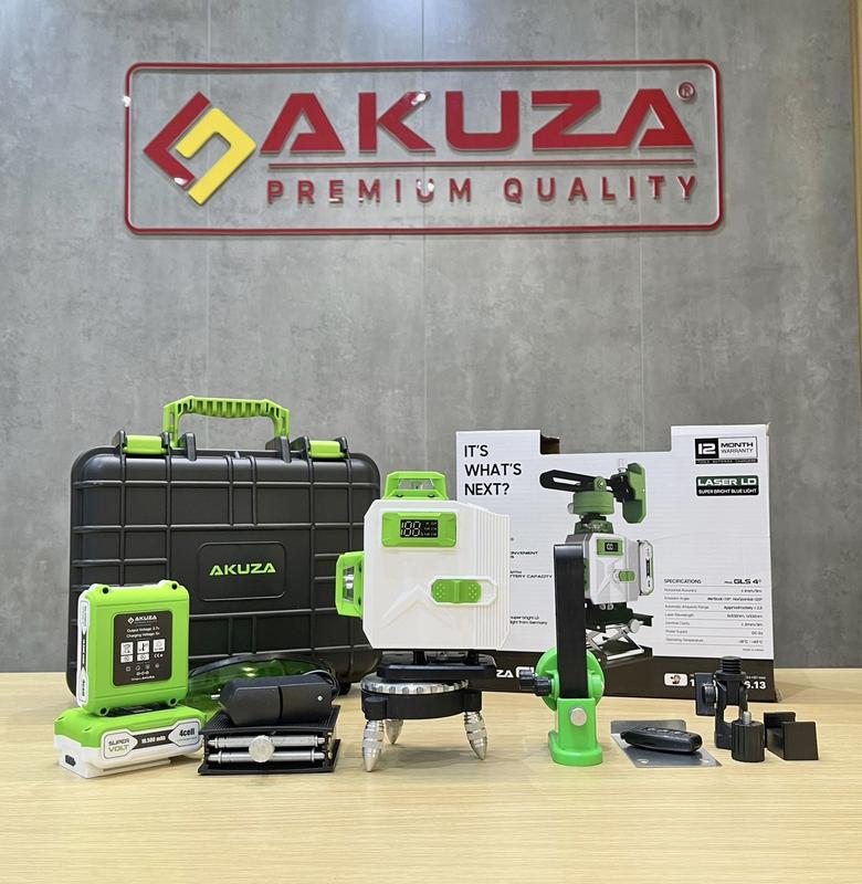 Máy Cân Bằng Laser 16 Tia AKUZA GLS 4D - Có diều khiển từ xa - Bảo hành 12 tháng