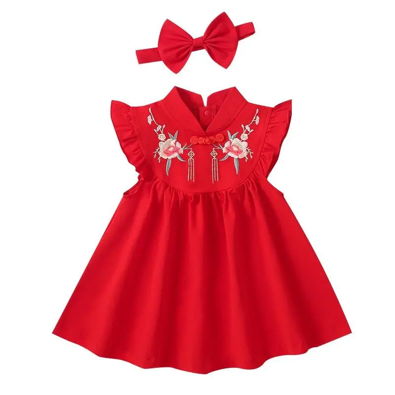 Newborn Baby Jumpsuit Girl's New Year Clothes Red Auspicious Chinese Style Cheongsam Girl's Dress - TikTok Shop Philippines Newborn Baby Jumpsuit Girl's New Year Clothes Red Auspicious Chinese Style Cheongsam Girl's Dress - TikTok Shop Philippines