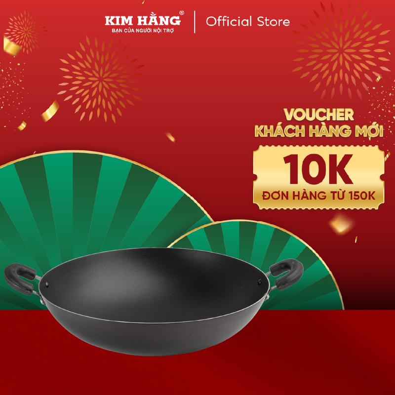[SIZE NHỎ] Chảo Bầu Chống Dính KIM HẰNG Quantum Cao Cấp Tiện Lợi (22cm-30cm) 2quai sâu lòng