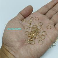 Gambar Ring Bulat Kecil Diameter Lubang 6 mm Tipis Warna Gold Muda Emas Muda Per Pack isi 144 Pcs Untuk Ring Gantungan Kunci Dll Craft dari Heaven Kaufen Kota Malang 3 Tokopedia