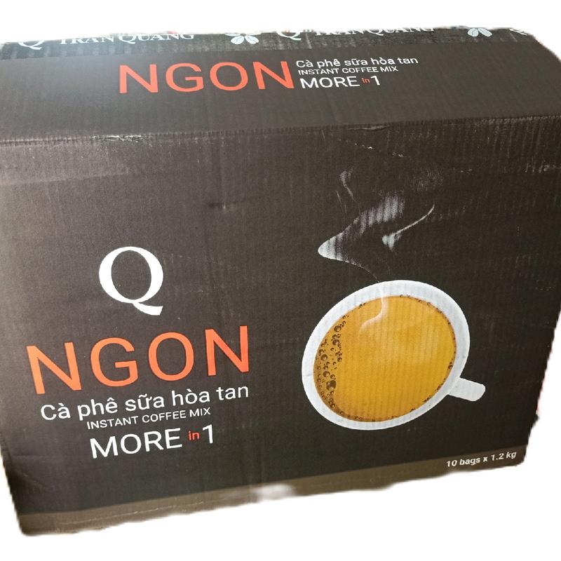 1 thùng cafe NGON trần quang 10 bịch x60 gói.